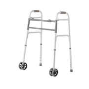 Medline Bariatric Walker with 5" Wheels - 500 lb Capacity - Senior.com walkers