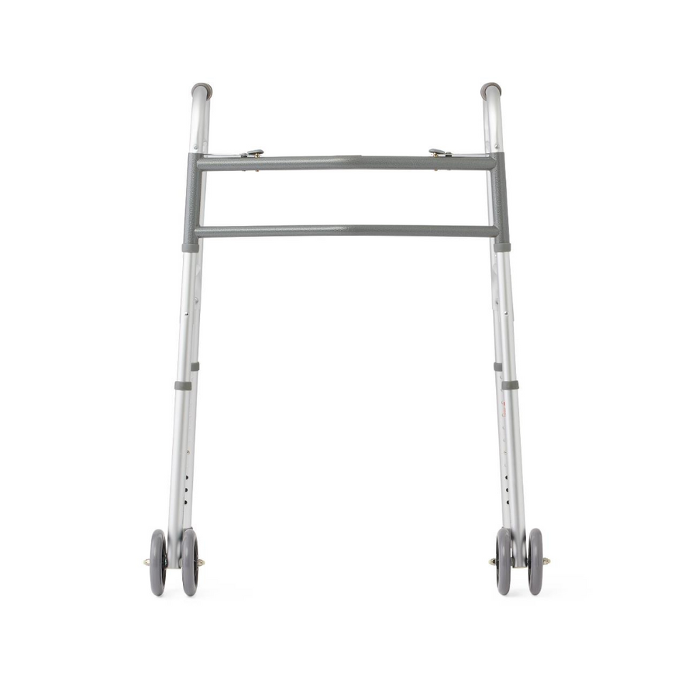 Medline Bariatric Walker with 5" Wheels 500 lb Capacity