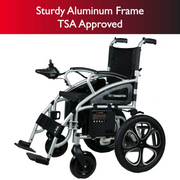 Zip'r Transport Lite Folding Electric Wheelchair - Senior.com Power Chairs