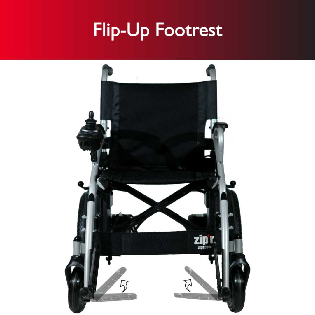 Zip'r Transport Lite Folding Electric Wheelchair - Senior.com Power Chairs