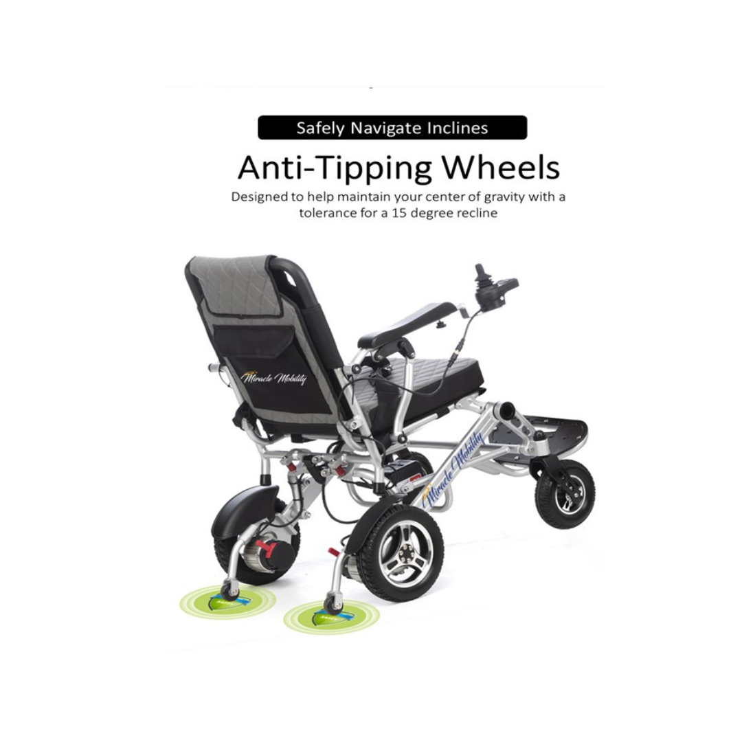 Miracle Mobility Silver 6000 Plus Portable Power Wheelchair - Senior.com Power Chairs