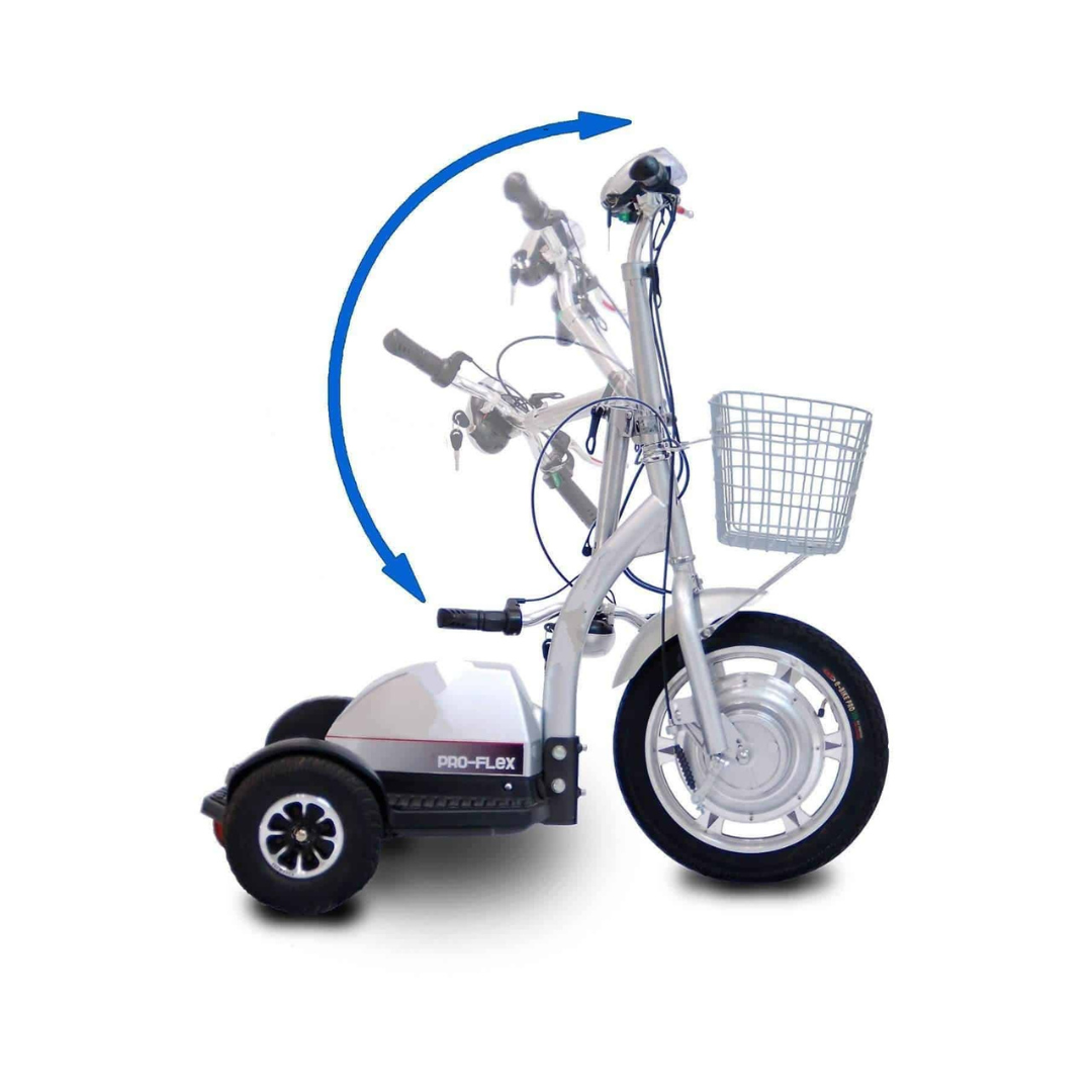 PET Pro Flex 500 Folding Transport Mobility Scooter – 3 Wheel - Stand or Sit - Senior.com Scooters