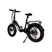 GIO Lightening Folding Electric Bike with Fat Tires - 8 Speeds - Senior.com Electric Bikes