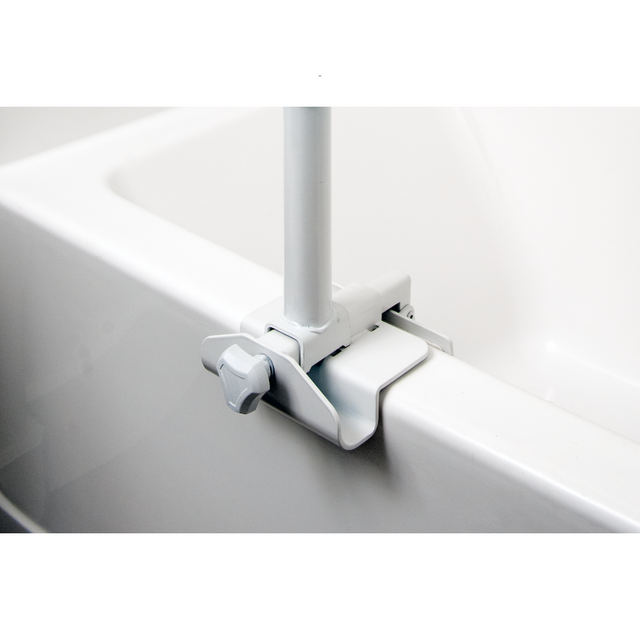 Stander Bathtub Security Pole and Curve Grab Bar Attaches to Your Tub