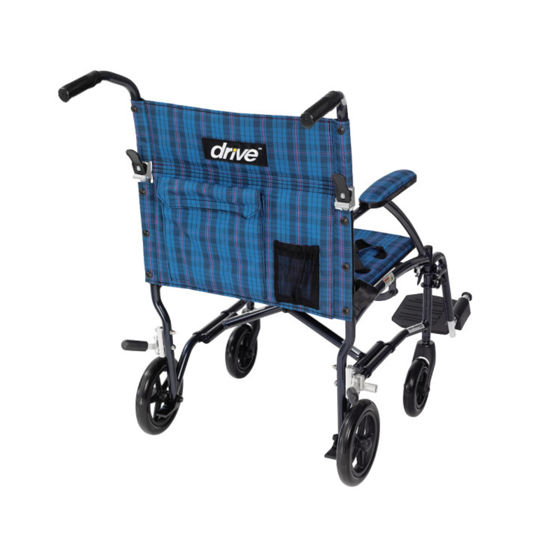 Drive Medical Fly-Lite Aluminum Transport Chair - Senior.com Transport Chairs