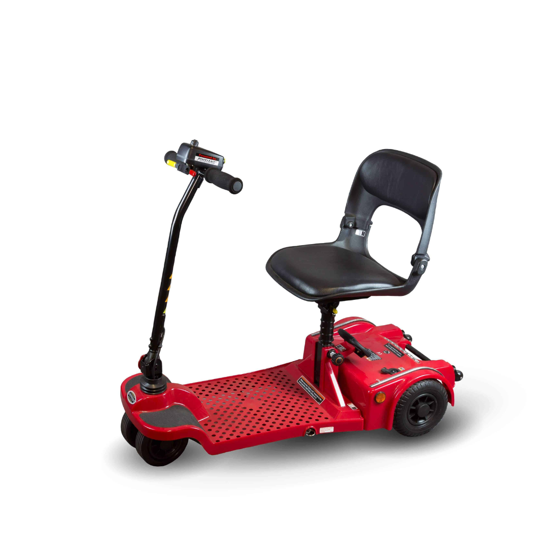Shoprider Lightweight Echo Folding Travel Mobility Scooters Red