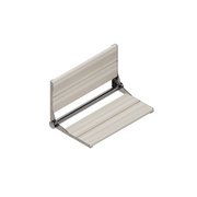 Invisia™ SerenaSeat™ Pro Stainless Steel Folding Luxury Shower Seat - Senior.com Folding Shower Chairs