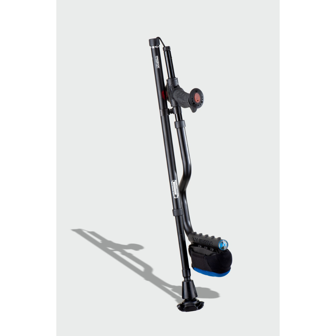 Ergoactives ERGOBAUM DUAL Under Arm Folding Crutches with Shock Absorp