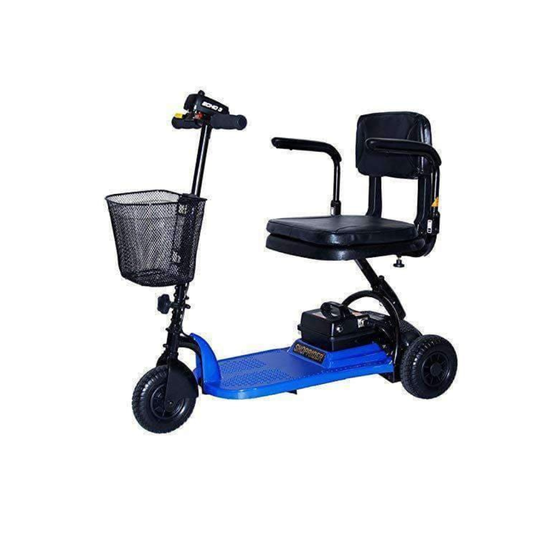 Shoprider Echo Lightweight 3 Wheel Scooters SL73 Blue