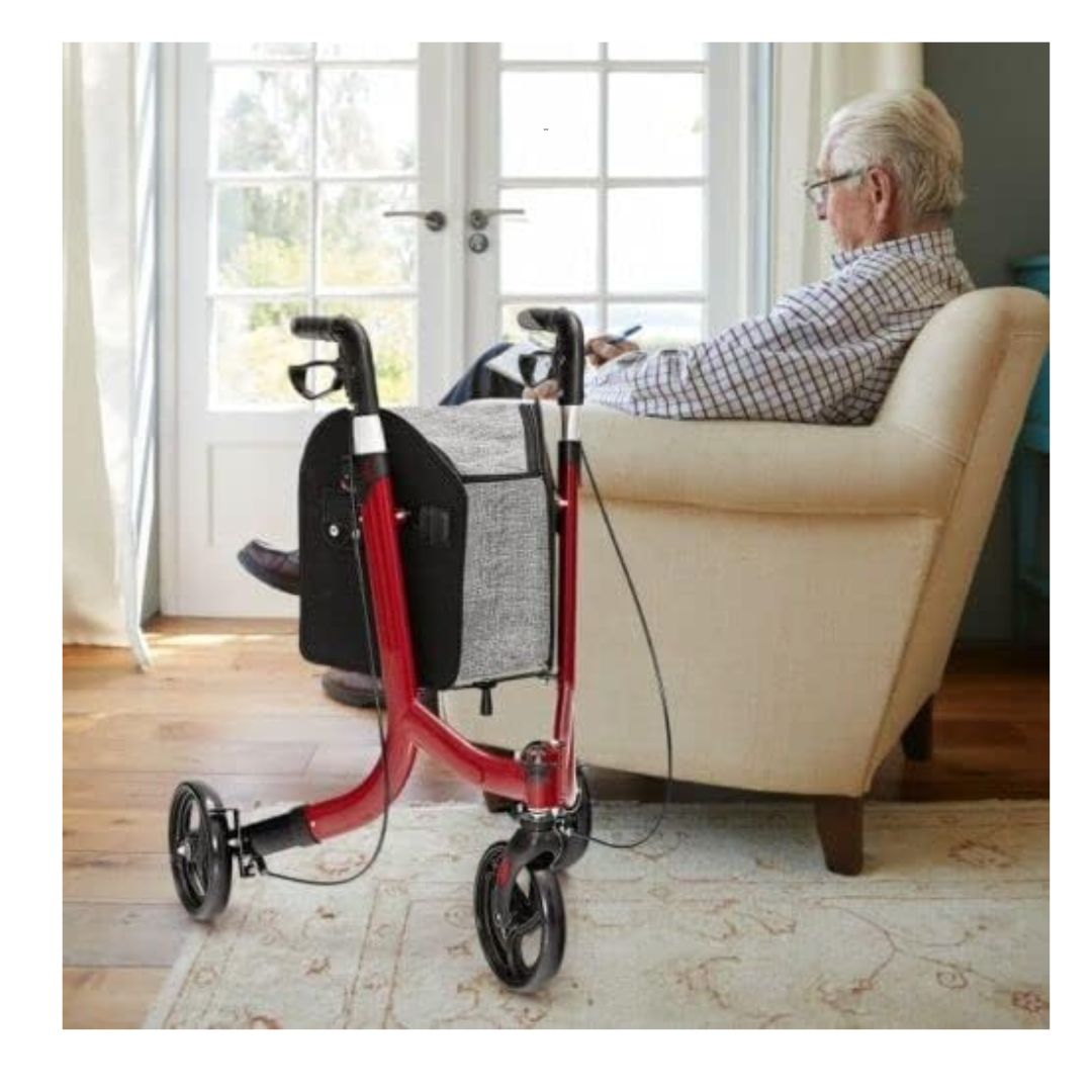 INNO Edge Medical Euro-Style 3 Wheel Rollator Walker - Only 11 lbs - Senior.com Rollators