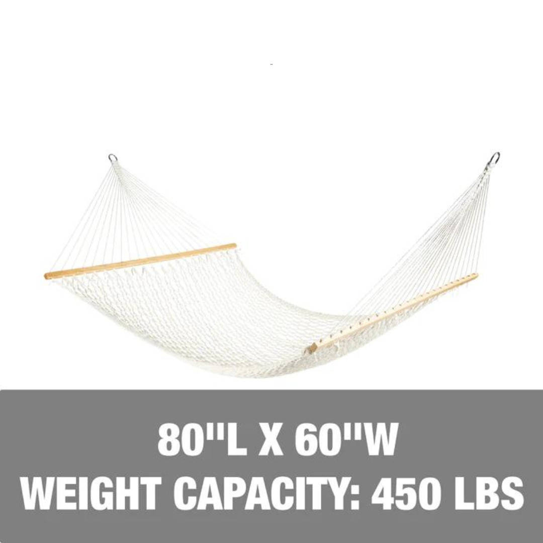 Bliss Classic 2-Person Rope Hammock & Stand Bundle - Senior.com Hammocks with Stands