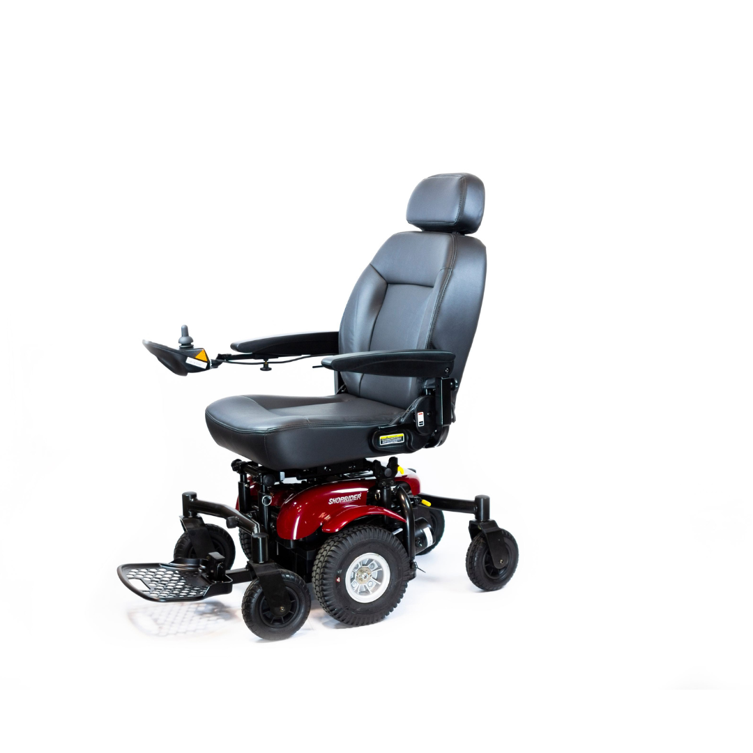 Shoprider 6Runner Center-Wheel Drive Power Chair with 10" Mid Wheels - Senior.com Power Chairs