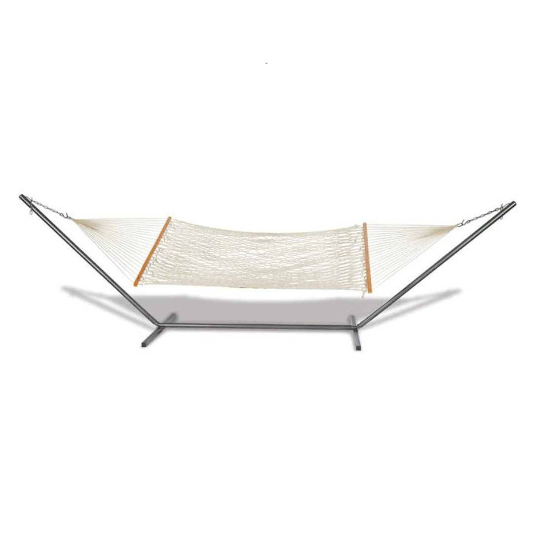 Bliss Classic 2-Person Rope Hammock & Stand Bundle - Senior.com Hammocks with Stands