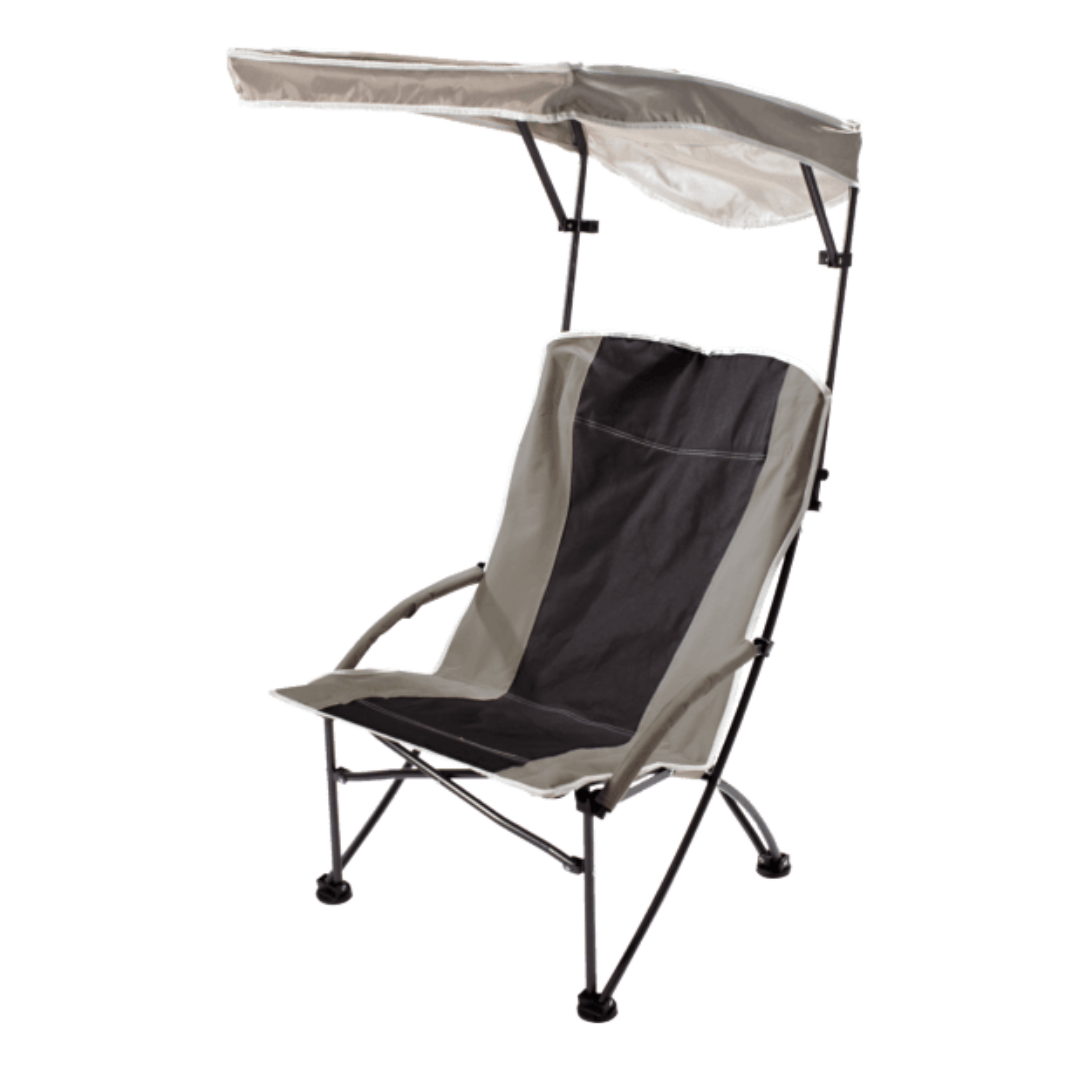 Quik Shade Pro Comfort Portable Chair with Shade & Bag - Senior.com Portable Chairs