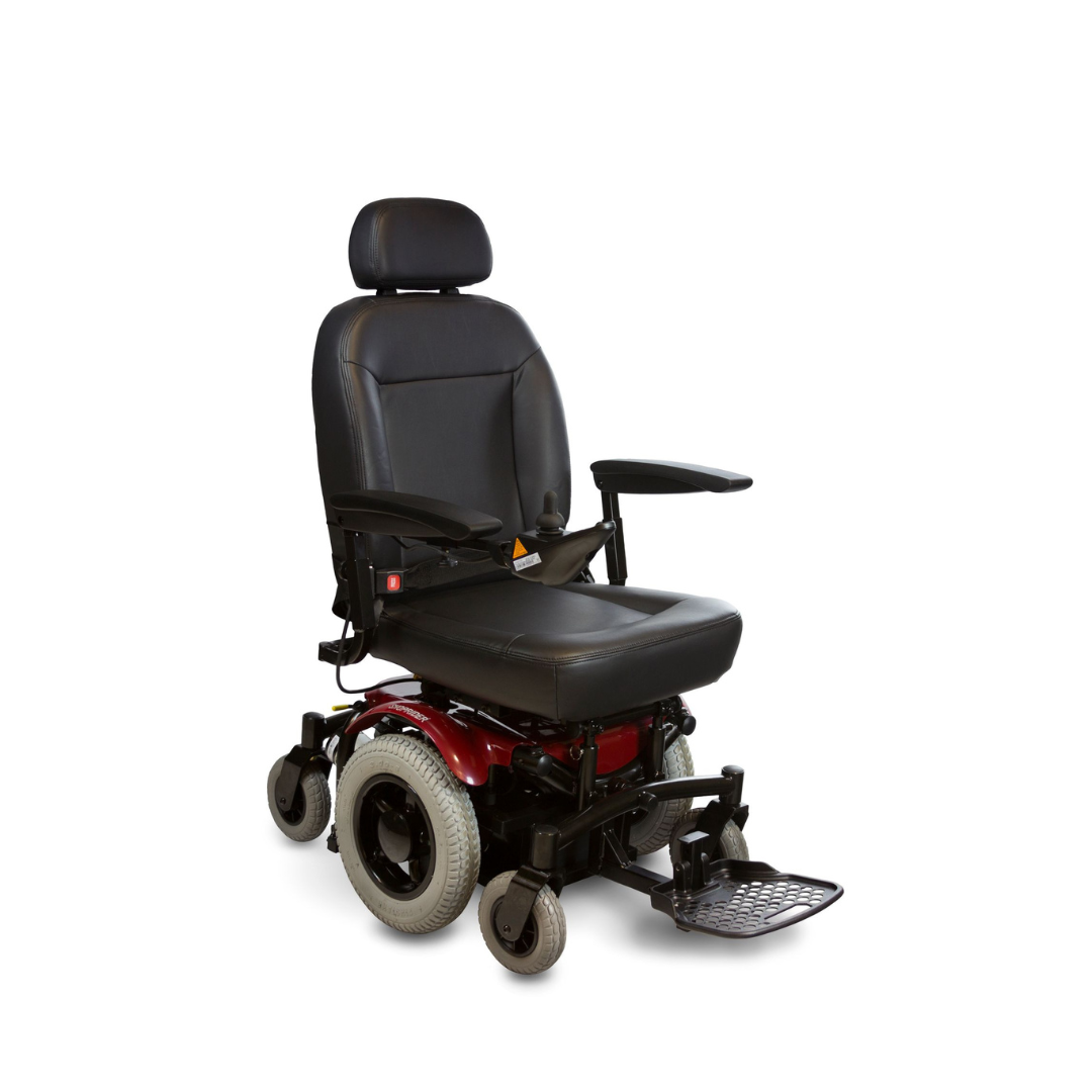 Shoprider 6Runner Heavy Duty Bariatric Center-Wheel Drive Power Chair with 14" Mid Wheels