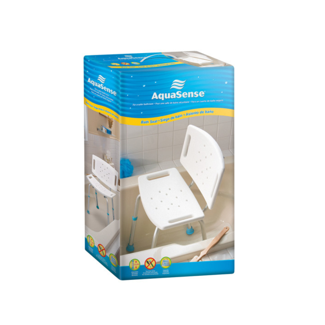 AquaSense Lightweight Height Adjustable Bathroom Shower Chairs