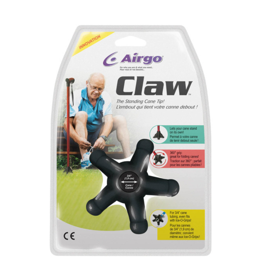 Drive Medical Airgo Claw Standing Cane Tip retail Package