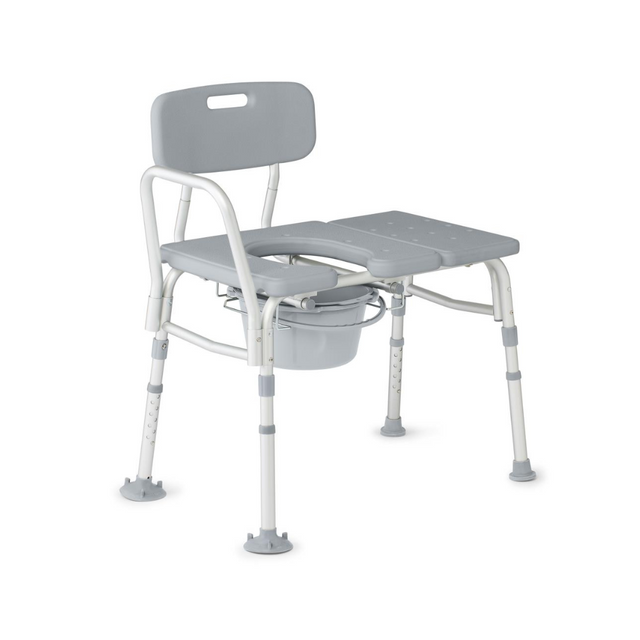 Medline Bariatric Combination Transfer Bench and Commode