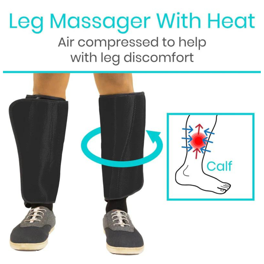 Vive Health Calf Compression Massager with Heat Therapy - Senior.com Compression Systems
