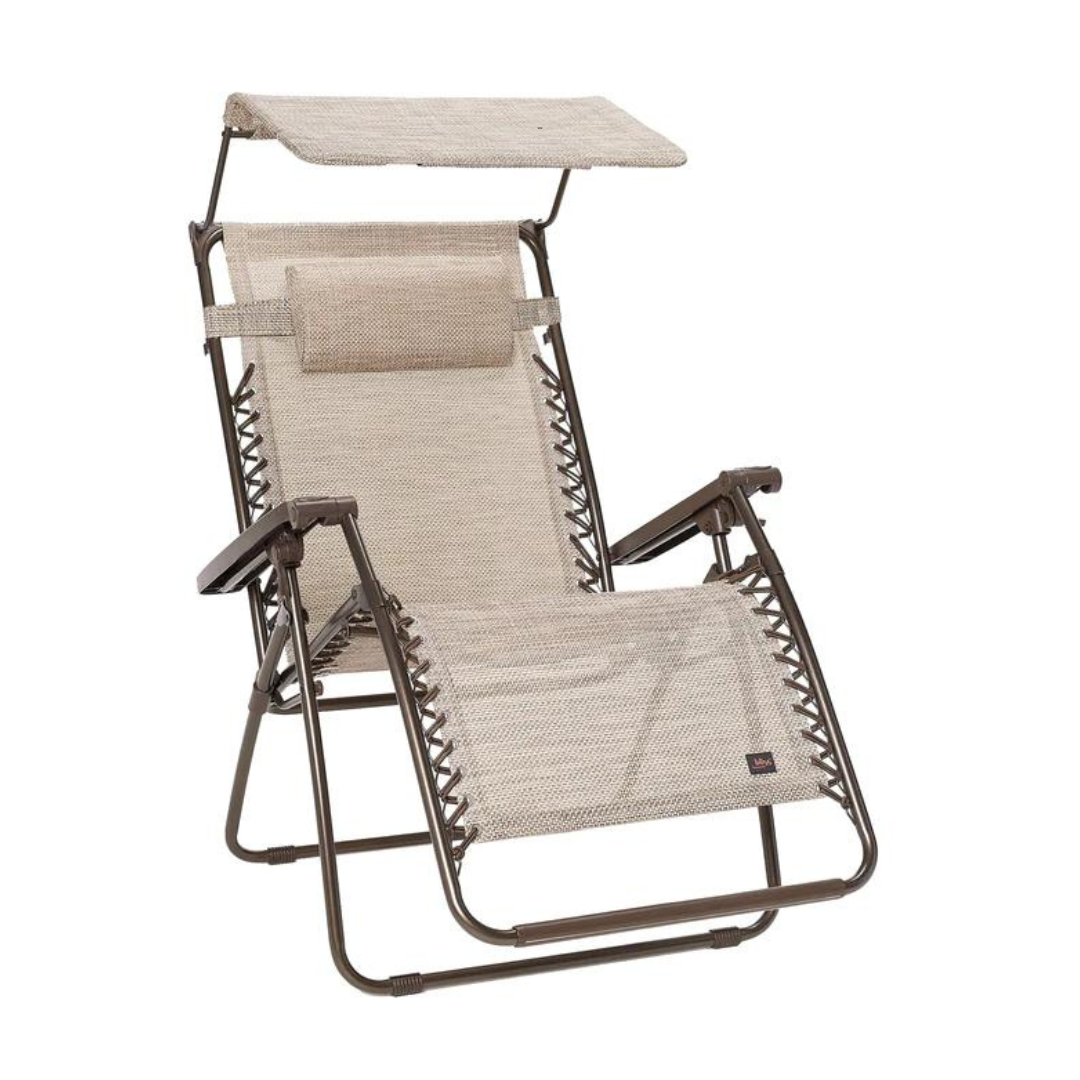 Bliss Hammocks 30" Wide Gravity Free Reclining Chair w/ Canopy & Pillow - Senior.com Outdoor Chairs