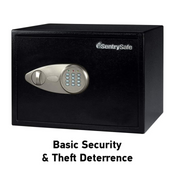 SentrySafe Security Safes with Digital Keypad - Black - Senior.com Security Safes