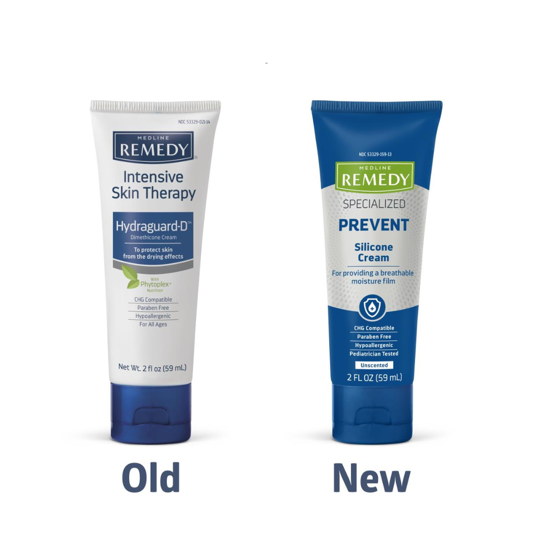 Medline Remedy Intensive Skin Therapy Hydraguard-D Silicone Barrier Cream - Senior.com Skin Repair Cream