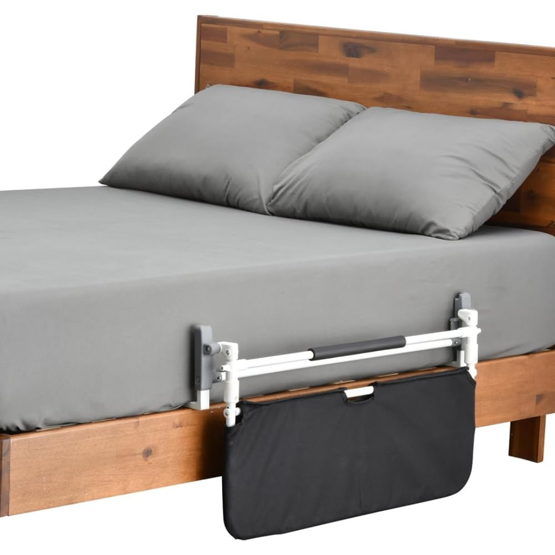 Nova Medical Folding Bed Safety Rail with Storage Pouch - Senior.com Bed Rails