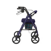 Medline Folding Steel Rollator with Microban Protection & 8" Wheels - Senior.com Rollators