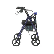 Medline Folding Steel Rollator with Microban Protection & 8" Wheels - Senior.com Rollators