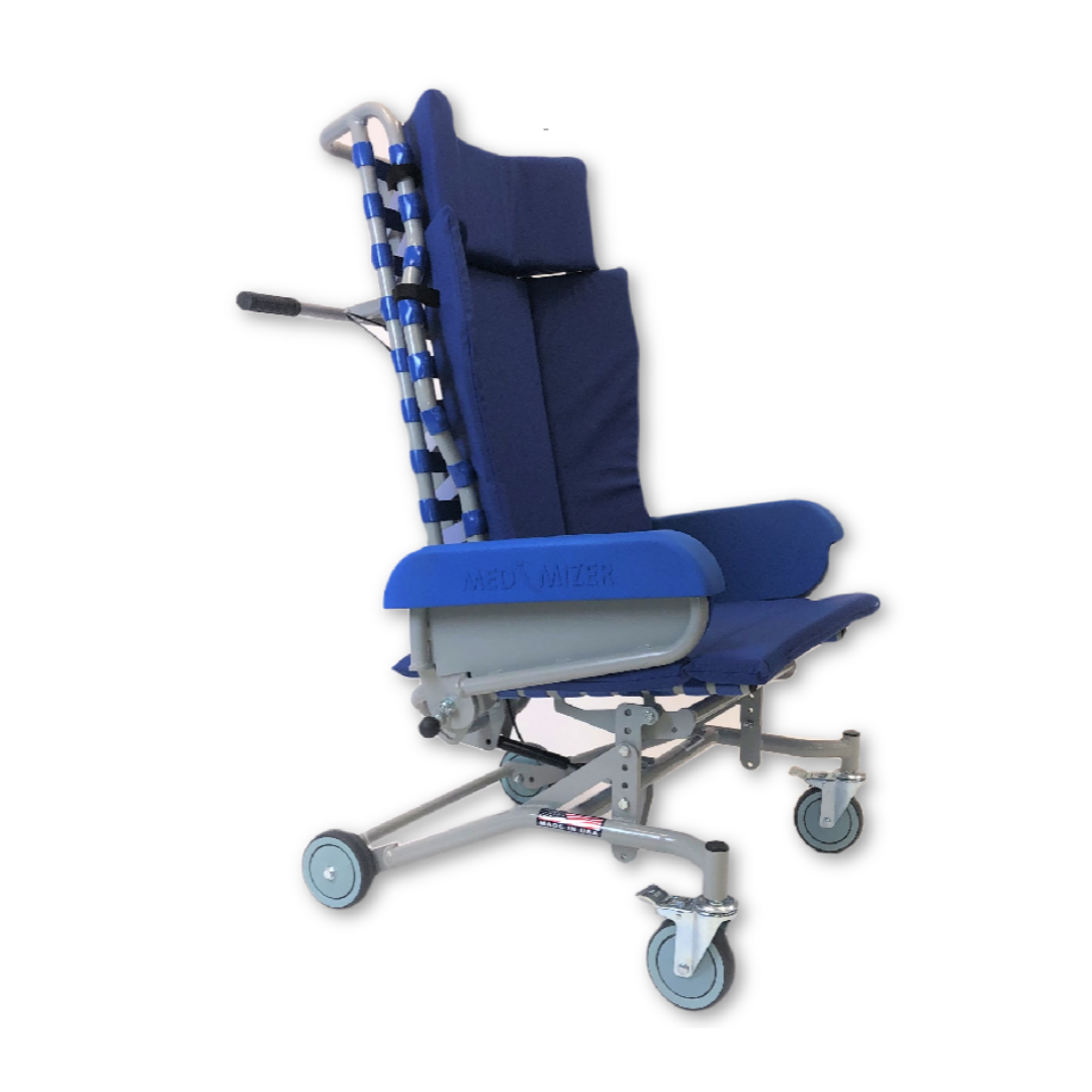 Med-Mizer FreedomFlex Pedal Chair Patient Transport Chair - Senior.com Patient Transfer Chairs