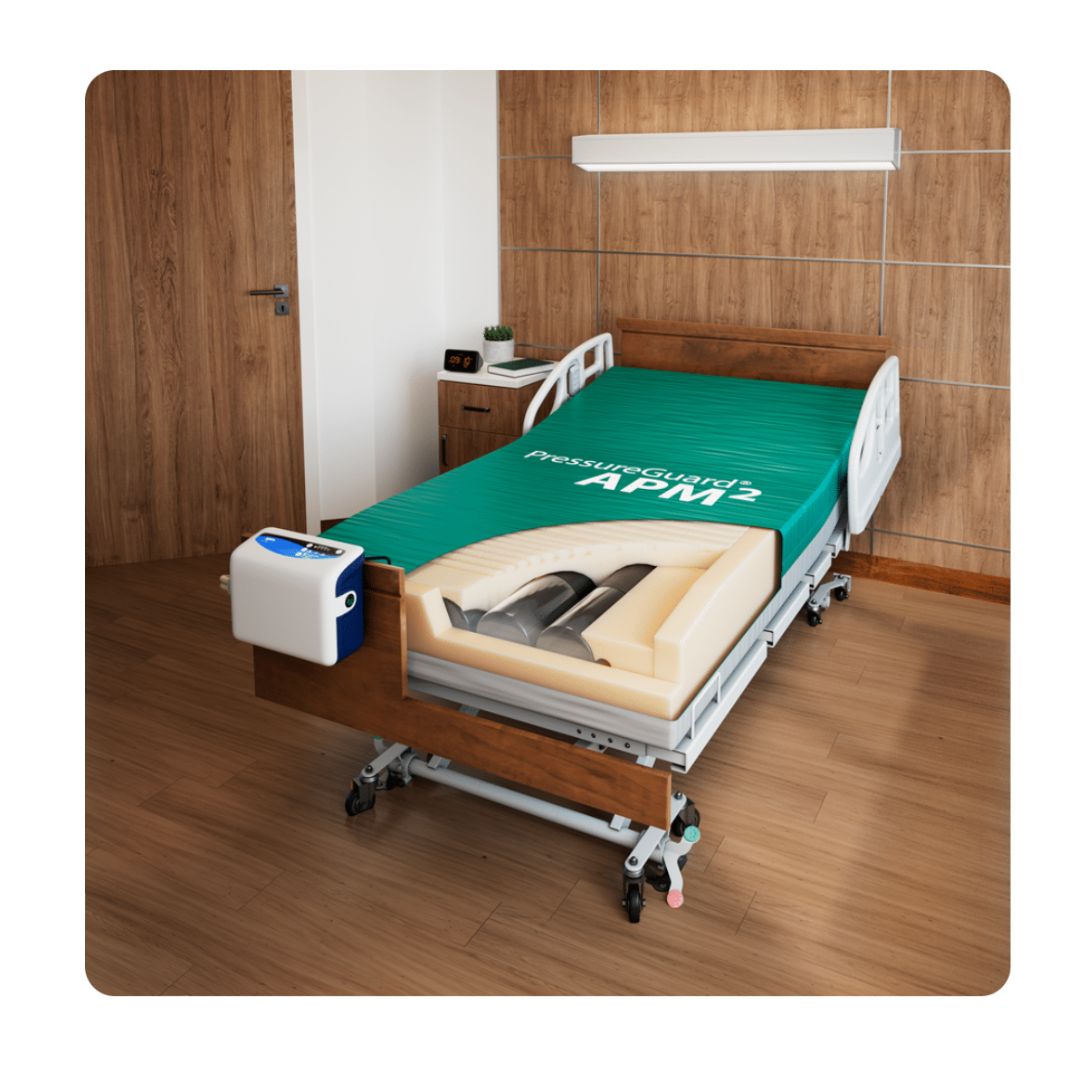 SPAN PressureGuard® APM² Support Relief Surface with Lateral Rotation - Senior.com Alternating Pressure Mattresses