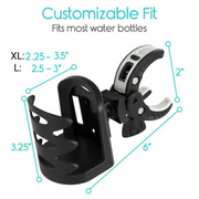 Vive Health Universal Cup Holder Attachment - Senior.com Cup Holders