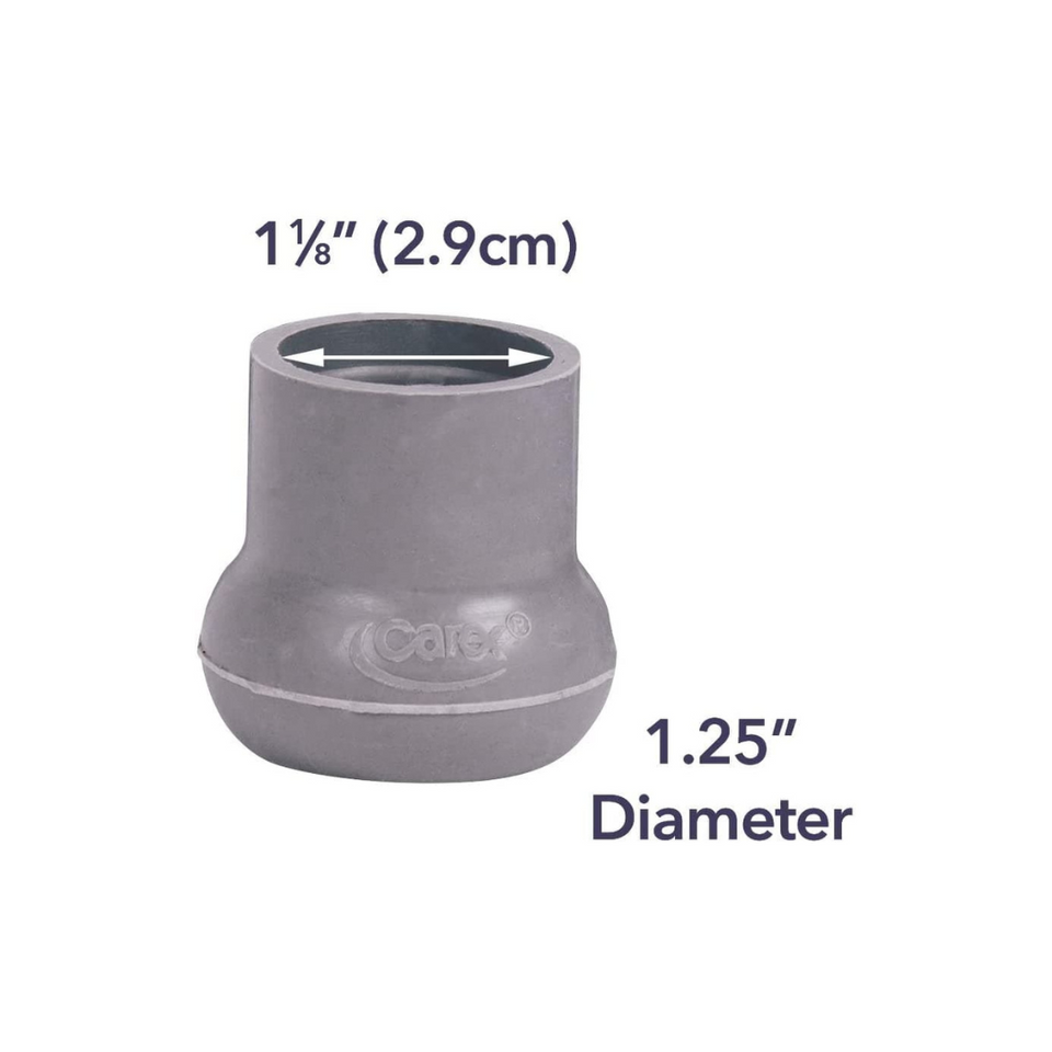 Carex Walker and Bath Bench Tips Fits 1 1/8Inch Tubing