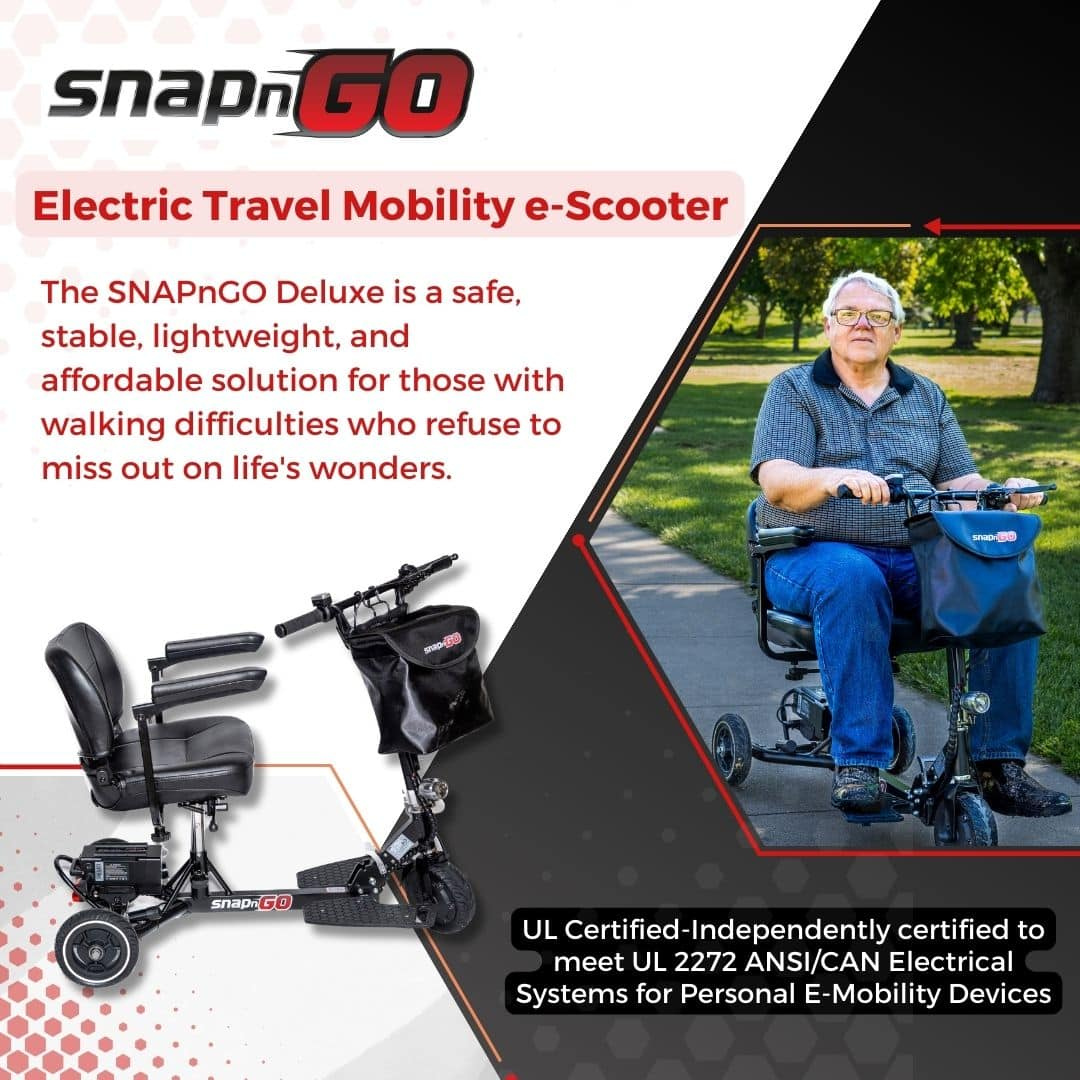 Glion SNAPnGO Mobility Scooter Deluxe Edition - Senior.com Scooters