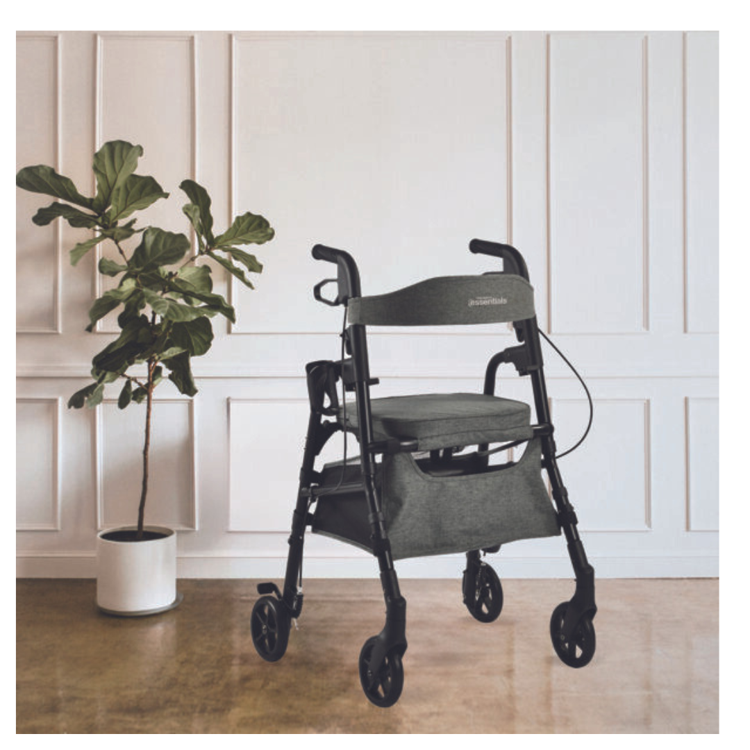 Triumph Essentials Rollator - Lightweight Folding Portable Walker - Senior.com Rollators