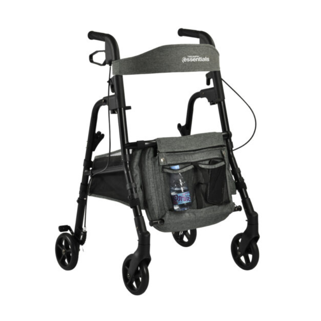 Triumph Essentials Rollator - Lightweight Folding Portable Walker - Senior.com Rollators