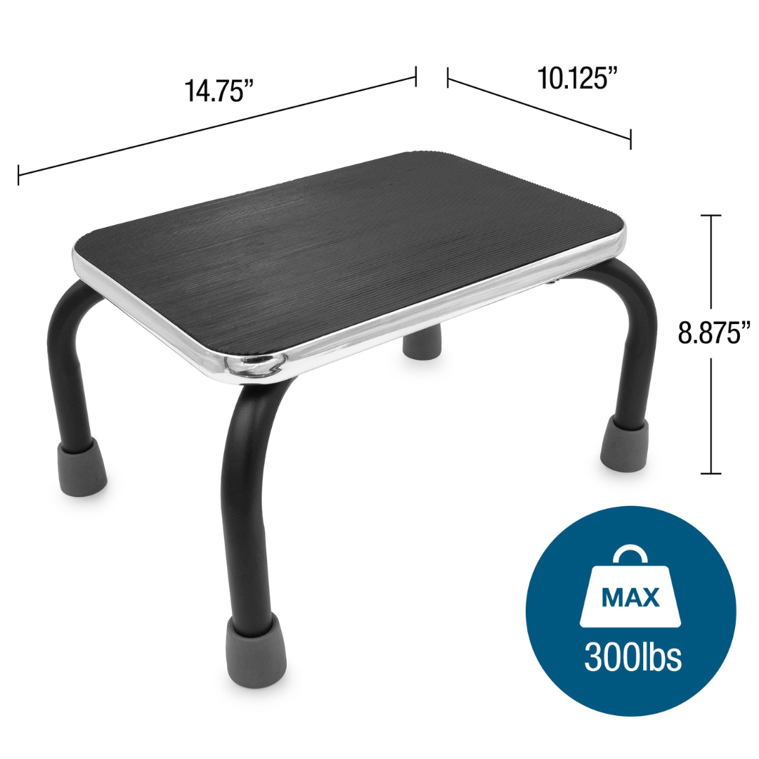 DMI Foot Stool with Non Skid Rubber Tips - Senior.com Step Stools