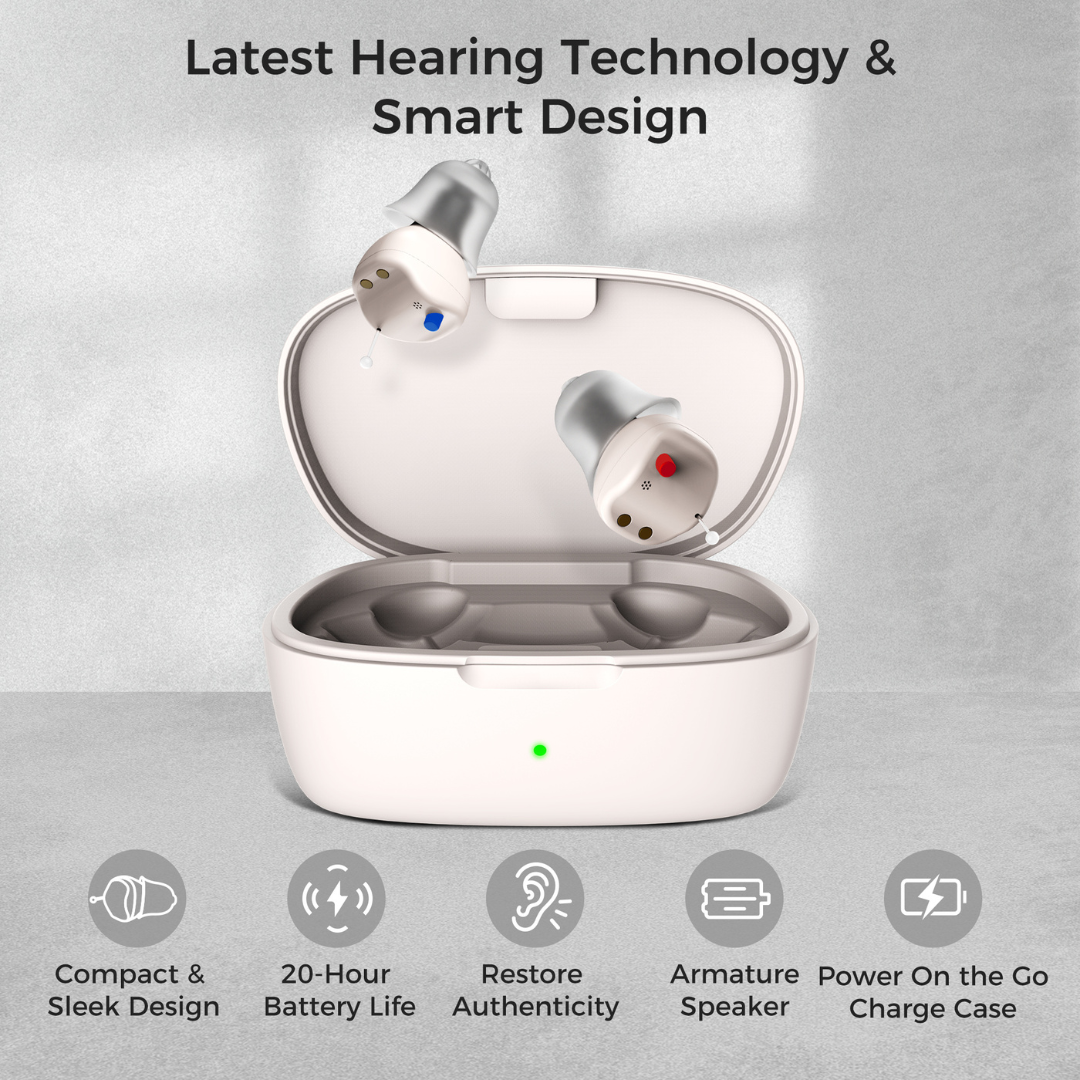 Linner Saturn OTC Hearing Aids - Discreet & Powerful - Senior.com Hearing Aids