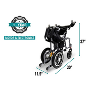 ComfyGo X-7 Lightweight Foldable Electric Wheelchair For Travel - Senior.com Power Chairs