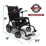 ComfyGo Phoenix Carbon Fiber Electric Wheelchair - Airline Approved - Senior.com Power Chairs