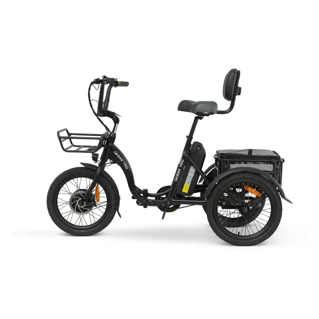 ComfyGo TRIO Crossover Lightweight Foldable Electric Tricycle - Senior.com Electric Bikes