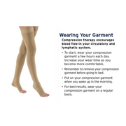 JOBST Relief Thigh High Open Toe Silicone Compression Stockings - Class 20-30 - Senior.com Compression Stockings