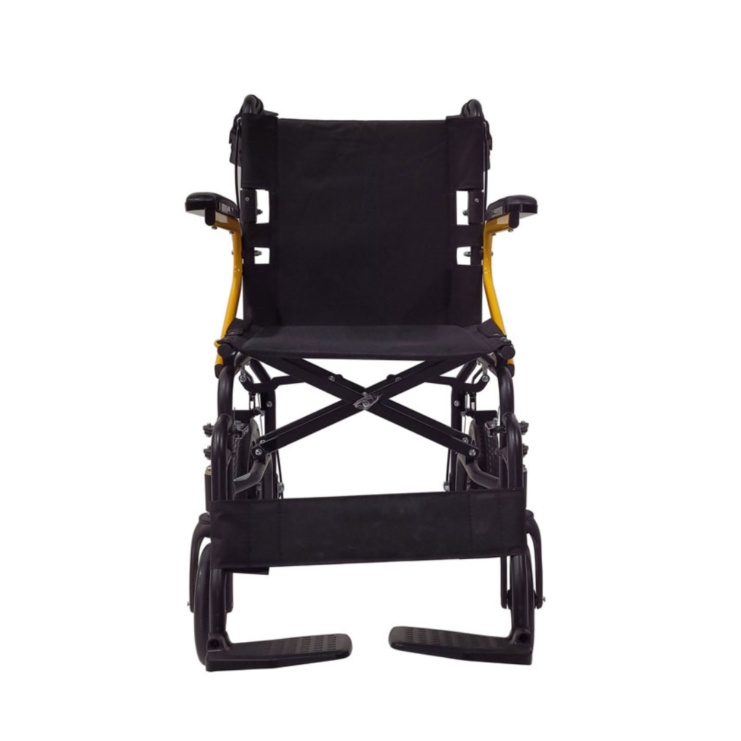 MOBB Healthcare Lightweight Transport Chair with Large 12" Rear Wheels - Senior.com Transport Chairs