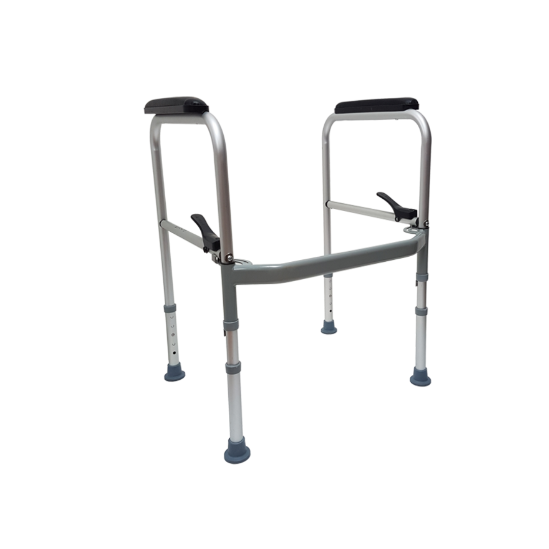 MOBB HealthCare Folding Toilet Safety Frame Universal Fit on Most Standard Toilets - Senior.com Toilet Safety Frames