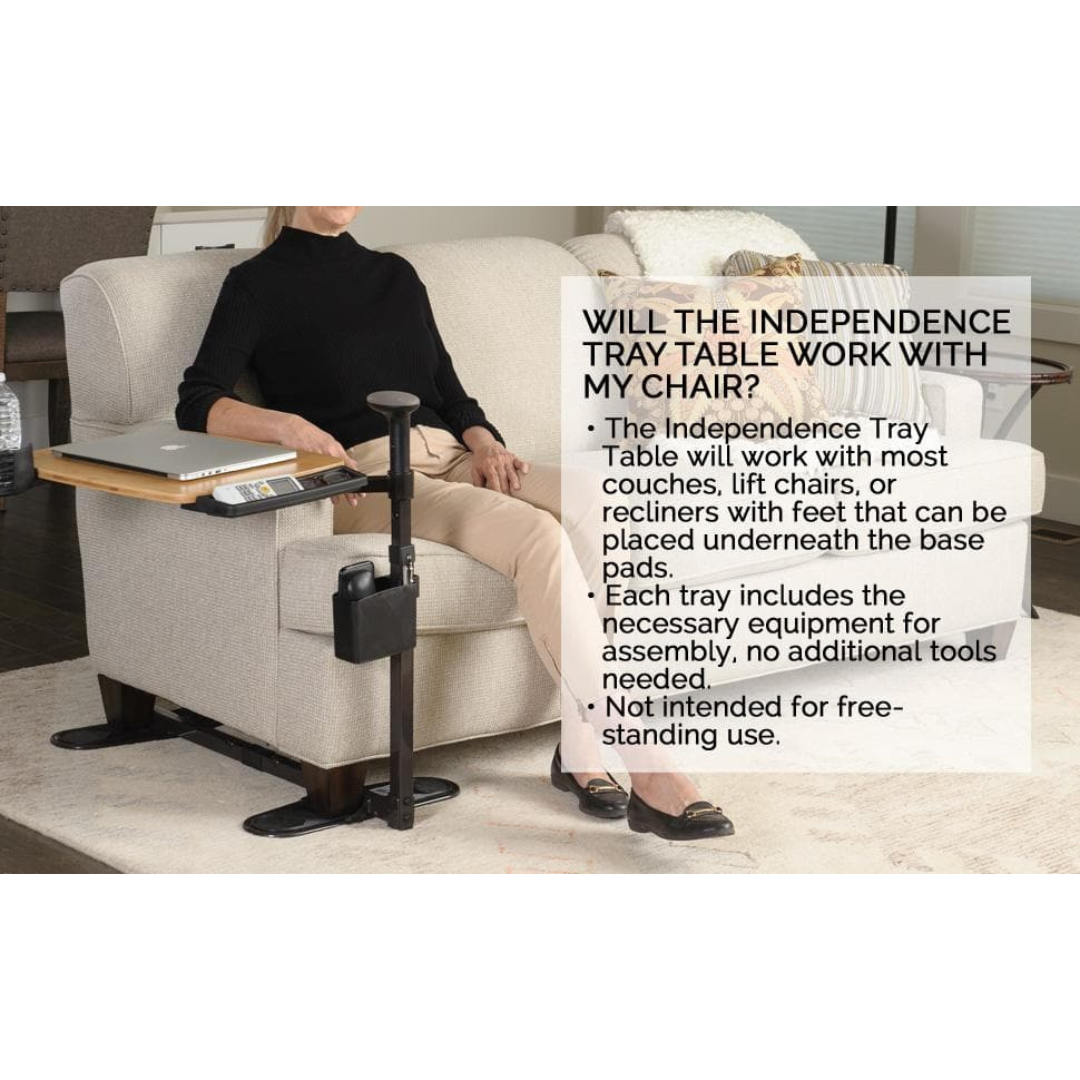 Seat Lift Chair Table Right : height adjustable, rotating table for lift  chairs