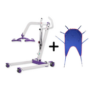 Dansons Medical PL350 Compact Electric or Hydraulic Patient Lift + FREE Sling - Senior.com Patient Lifts