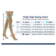 JOBST Relief Thigh High Open Toe Silicone Compression Stockings - Class 30-40 - Senior.com Compression Stockings