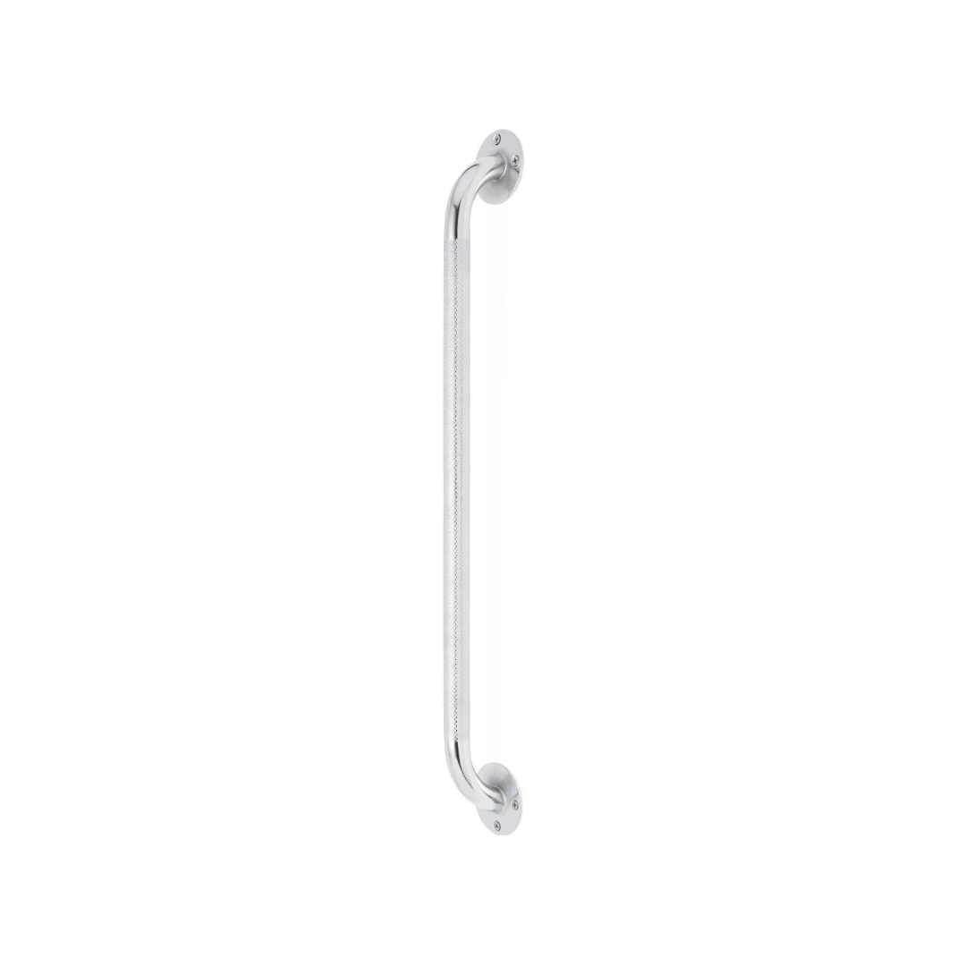 Medline Guardian Knurled-Texture Steel Bathroom Safety Grab Bars - Chrome - Senior.com Grab Bars & Safety Rails