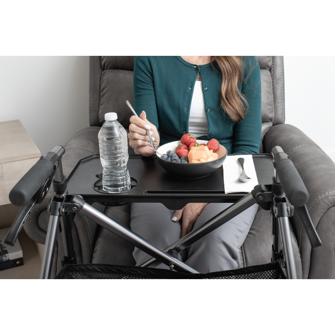 Stander Walker-Rollator Tray Accessory - Fits Stand & Signature Life Walkers - Senior.com Walker Trays