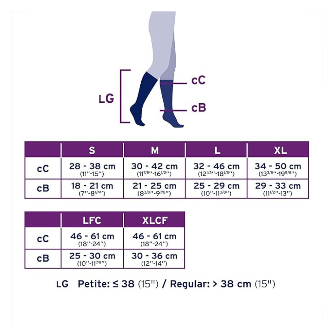 JOBST Opaque Softfit 30-40 mmHg Compression Stockings - Knee High & Closed Toe - Senior.com Compression Stockings